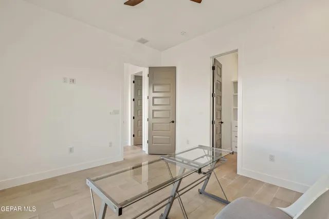 a view of an empty room