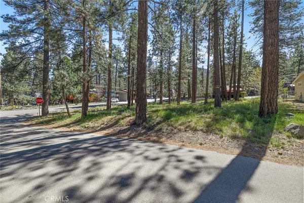 a view of street with trees