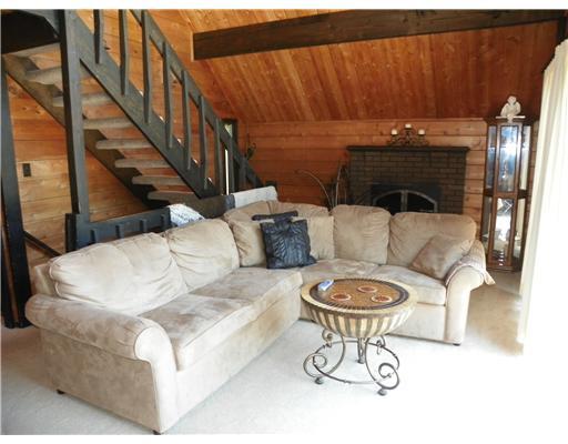 216 Hellein School Road Acme, PA 15610 - Photo 2 of 18 Living Room. The spacious living room features cathedral ceilings and fireplace.