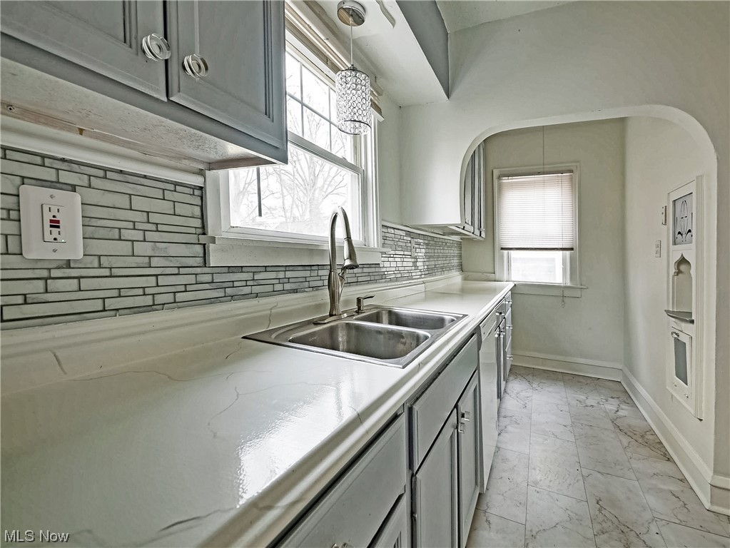 1007 Rushleigh Road Cleveland Heights, OH 44121 - Photo 8 of 22 Kitchen with a wealth of natural light