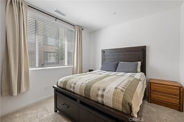 an aerial view of residential building with parking space