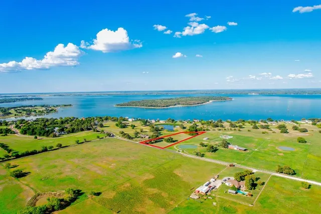 a view of a room with an ocean view