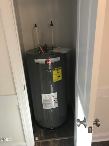 a view of water heater room