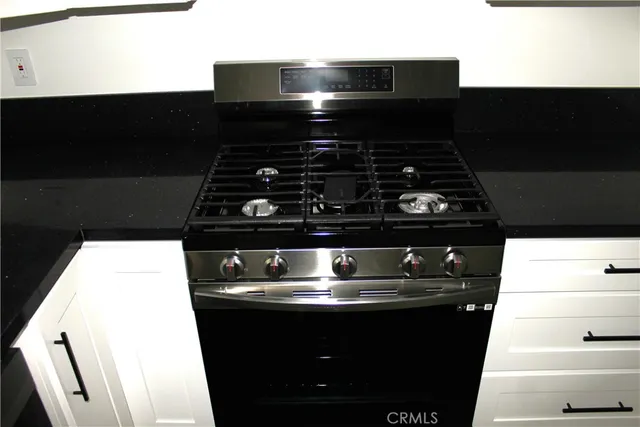 a close view of stove top oven