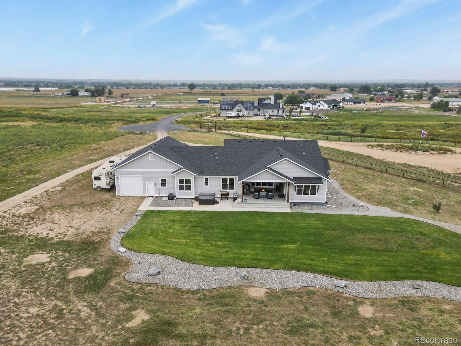 11617 Harpenden Court Fort Lupton, CO 80621 - Photo 42 of 50 a view of a house with a ocean view