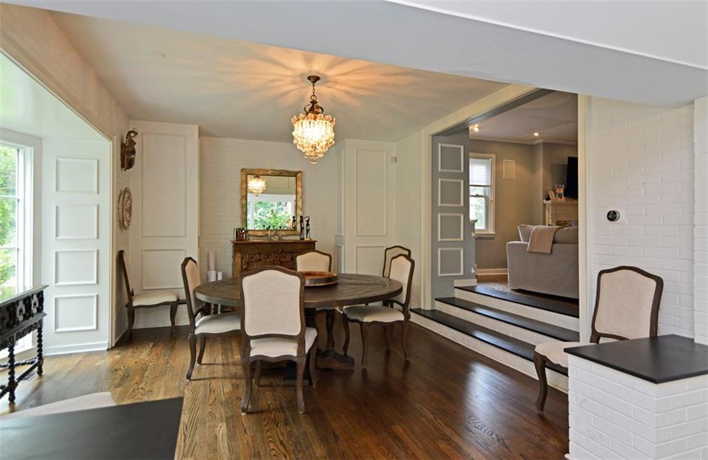 3 Edgewood Road Pittsburgh, PA 15215 - Photo 9 of 18 The sunken dining room is well suited to both formal occasions and everyday meals.