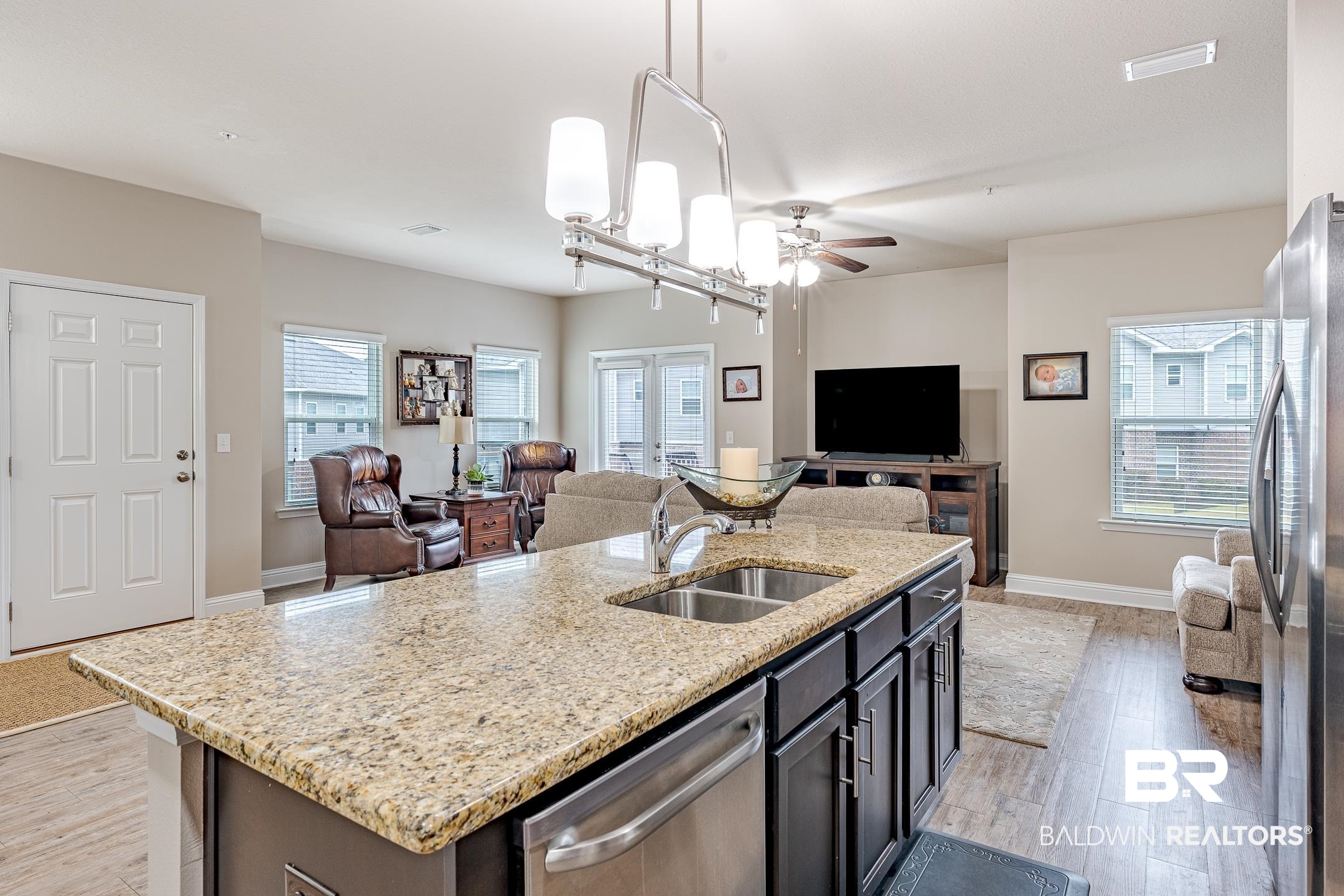 6618 Spaniel Drive, Unit C Daphne, AL 36527 - Photo 6 of 18 Open Kitchen to LR