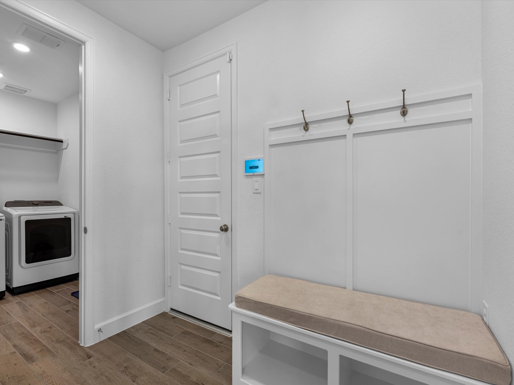 18714 Pistachio Way Manvel, TX 77578 - Photo 35 of 48 A dedicated mudroom creates the perfect transition from the garage, helping keep everyday life organized before entering the main living areas.