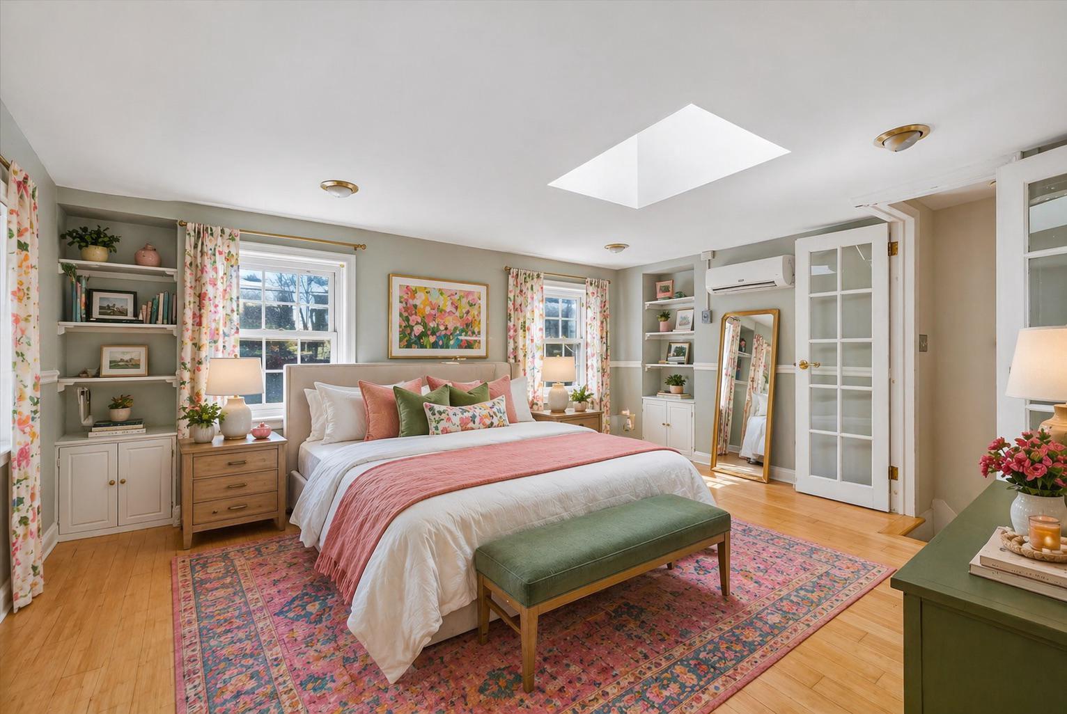 2834 Edgemont Street Philadelphia, PA 19134 - Photo 14 of 37 a bedroom with a bed and wooden floor