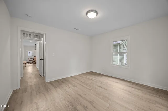 wooden floor in an empty room
