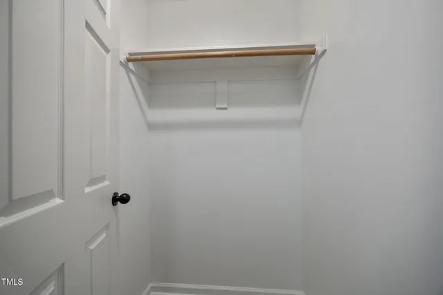 a close view of closet