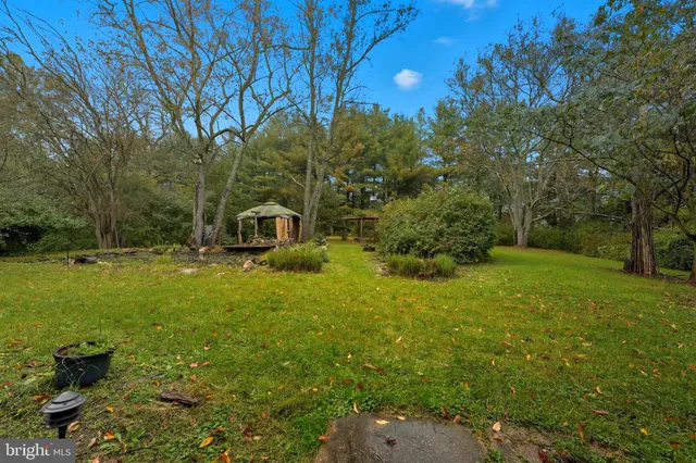 a view of a back yard