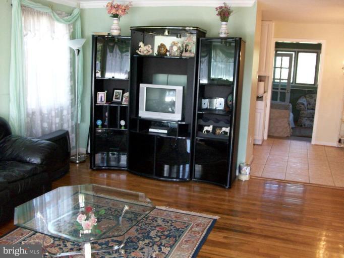 Living Room With Hardwood Floors