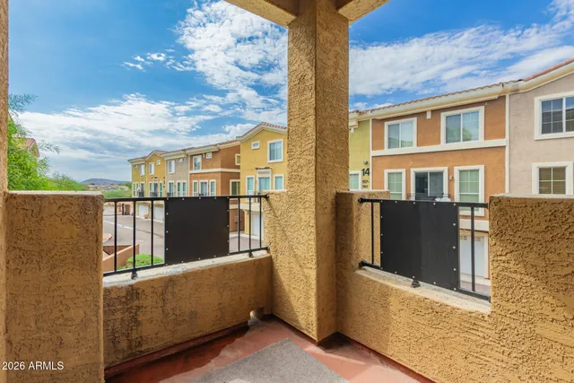 front view of a house with a door