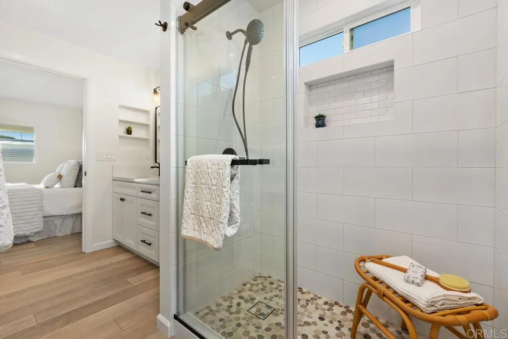 7144 Santa Rosa, Unit 86 Carlsbad, CA 92011 - Photo 24 of 41 a bathroom with a shower