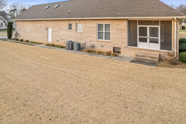 a view of outdoor space with playground and trees
