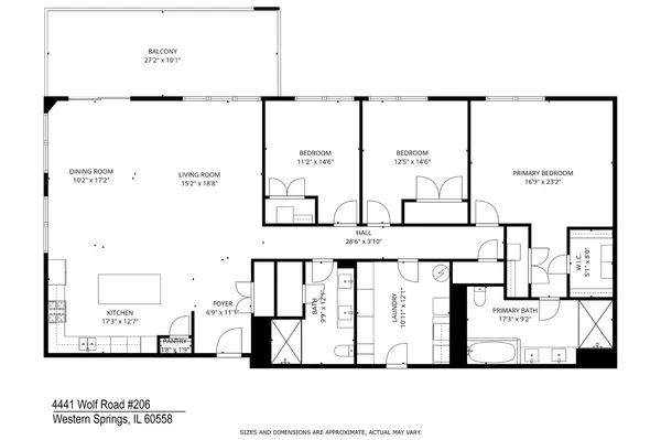 $1,200,000 | 4441 Wolf Road, Unit 206, Western Springs, IL 60558