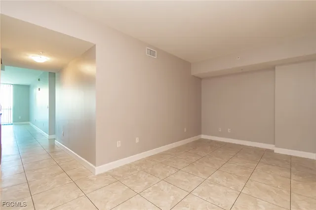 a view of an empty room