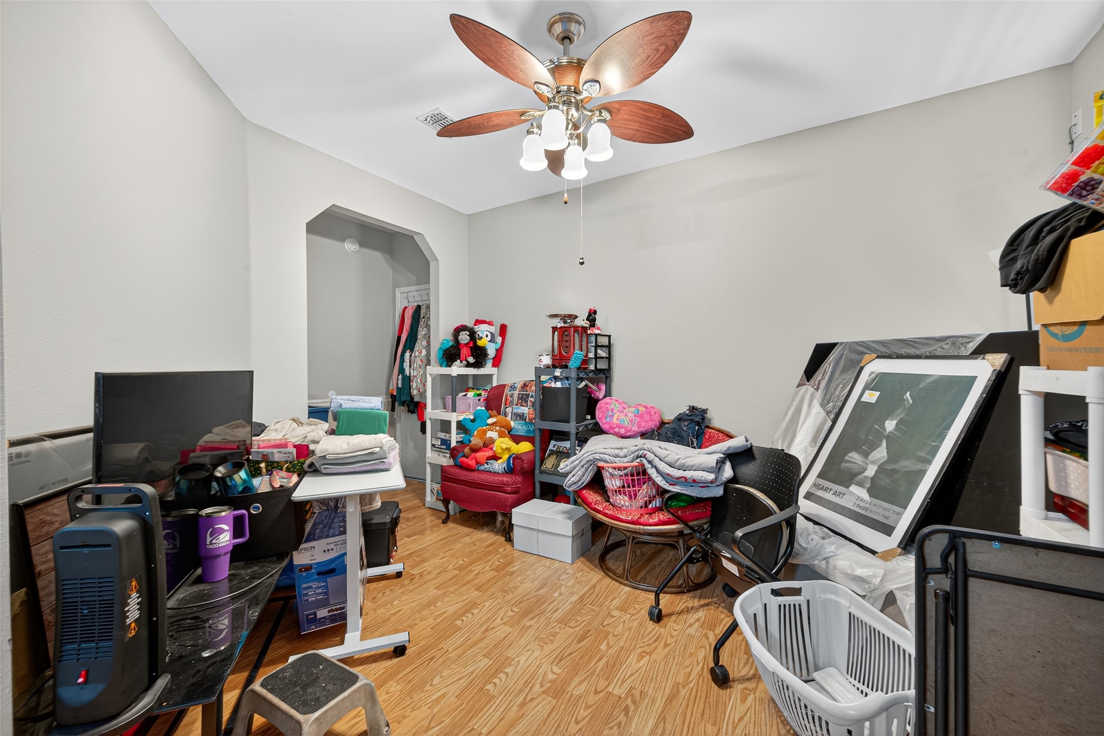 907 Morley Park Lane Spring, TX 77373 - Photo 35 of 44 a living room with furniture a flat screen tv and a window