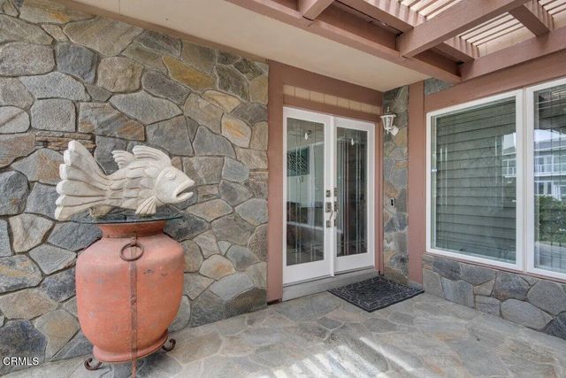 a view of a entryway door front of house