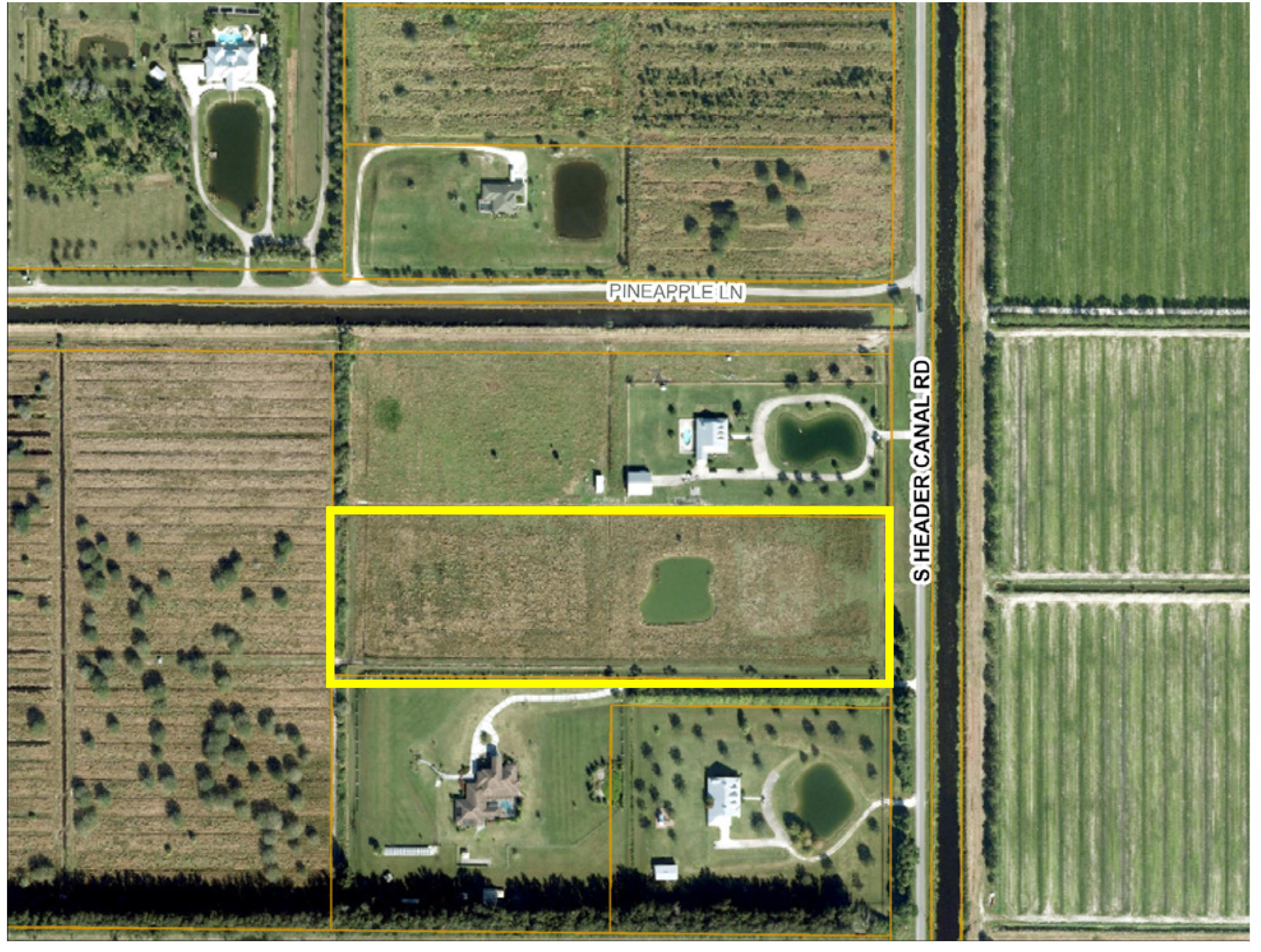 1853 South Header Canal Road Fort Pierce, FL 34945 - Photo 2 of 3 Aerial, PA w markup