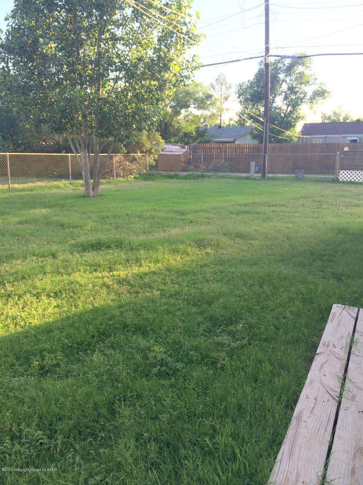 4208 South Hughes Street Amarillo, TX 79110 - Photo 15 of 16 a view of a backyard