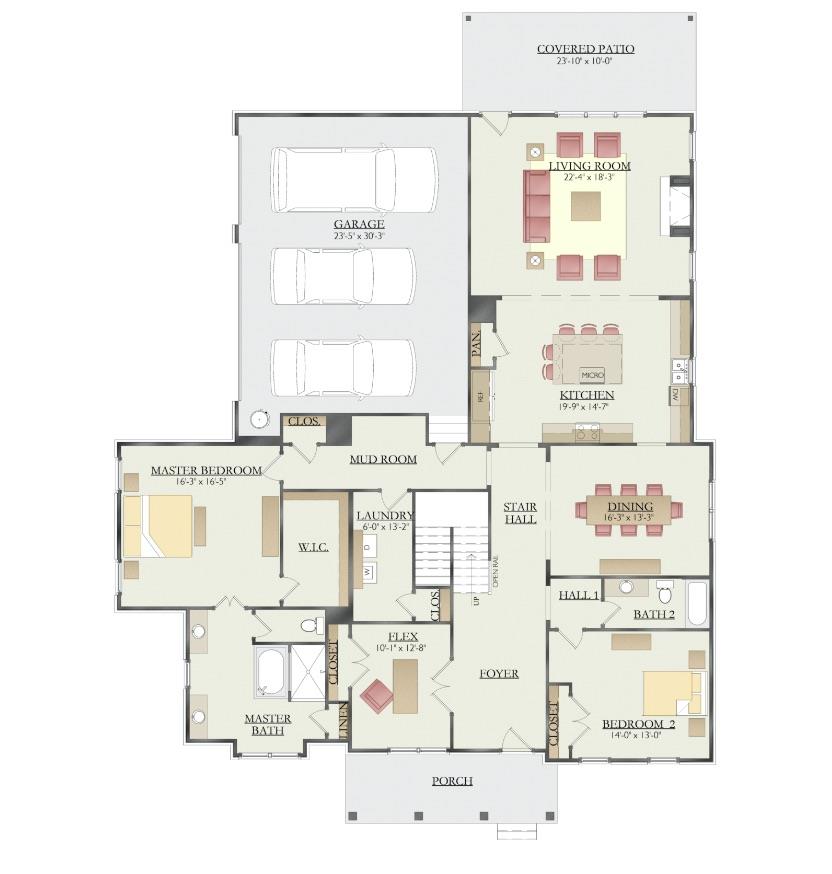 The Hawthorne - Main Level