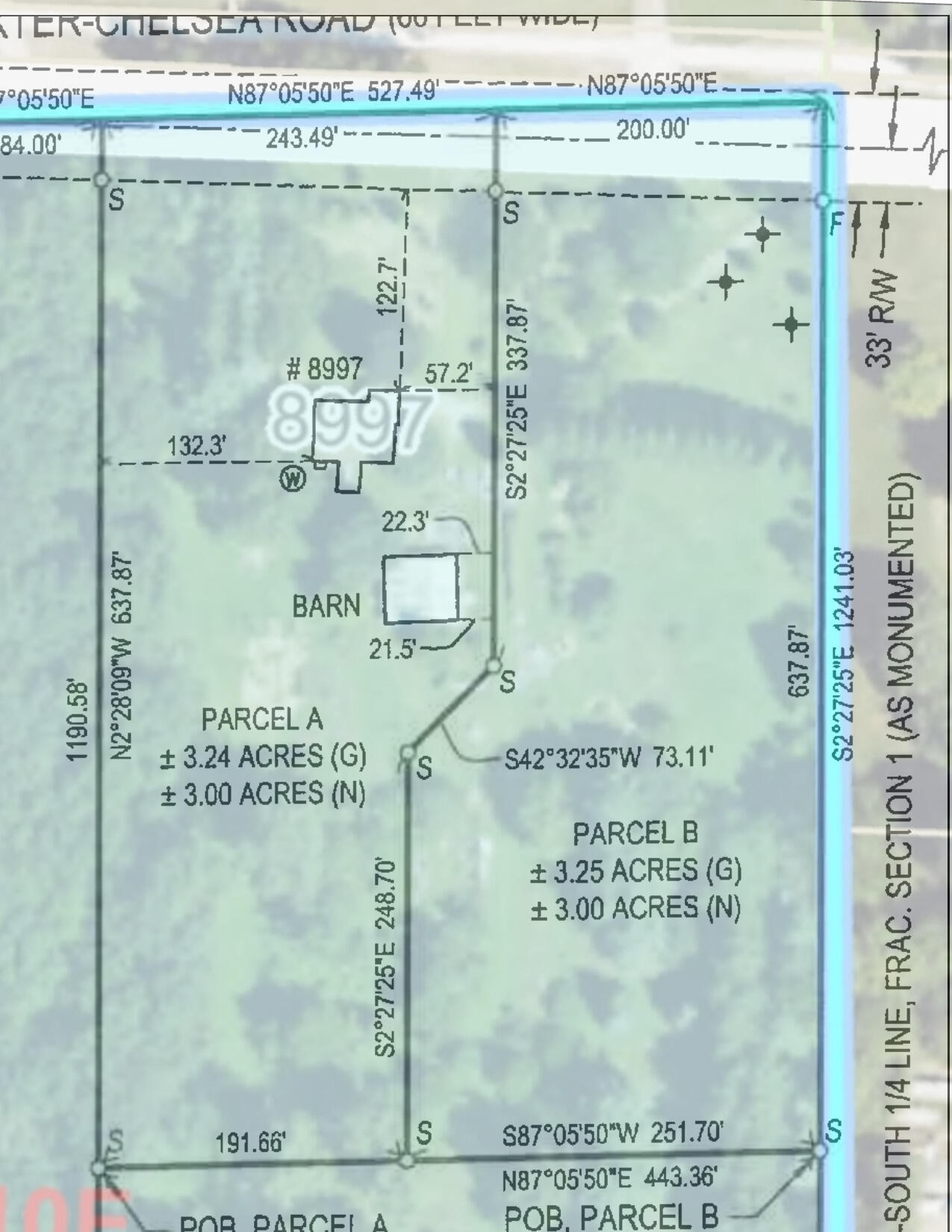 8997 Dexter-Chelsea Road Dexter, MI 48130 - Photo 4 of 57 8997 Dexter Chelsea both lots on survey
