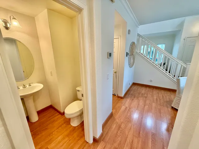 a bathroom with a sink and toilet