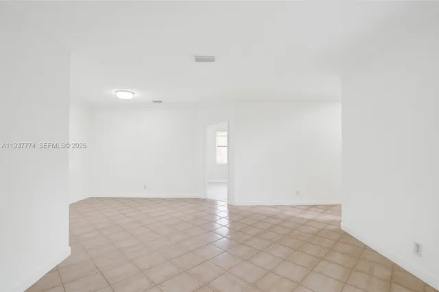 a view of an empty room