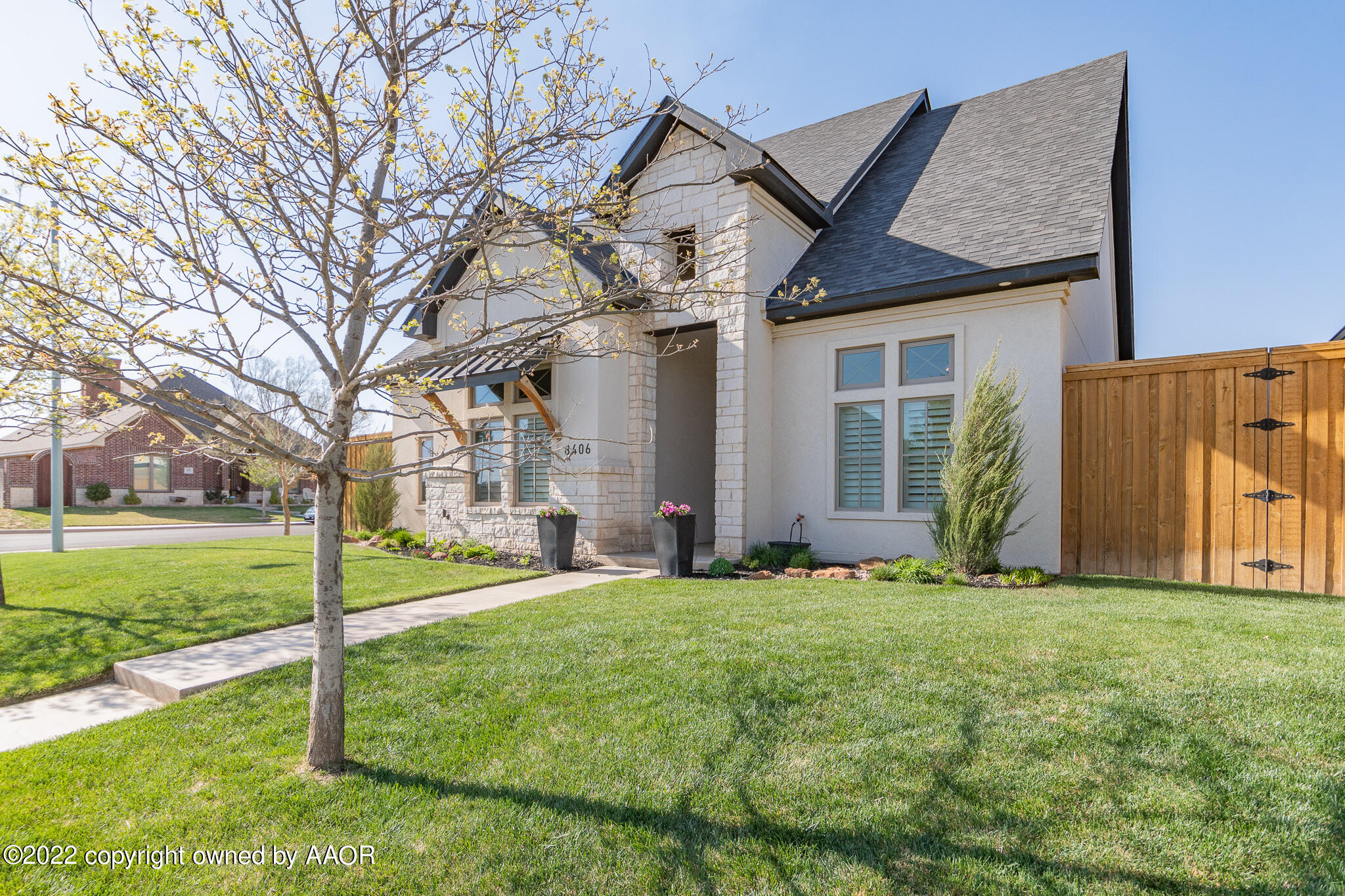 8406 Georgetown Drive Amarillo, TX 79119 - Photo 2 of 43 a view of a house with a yard and tree