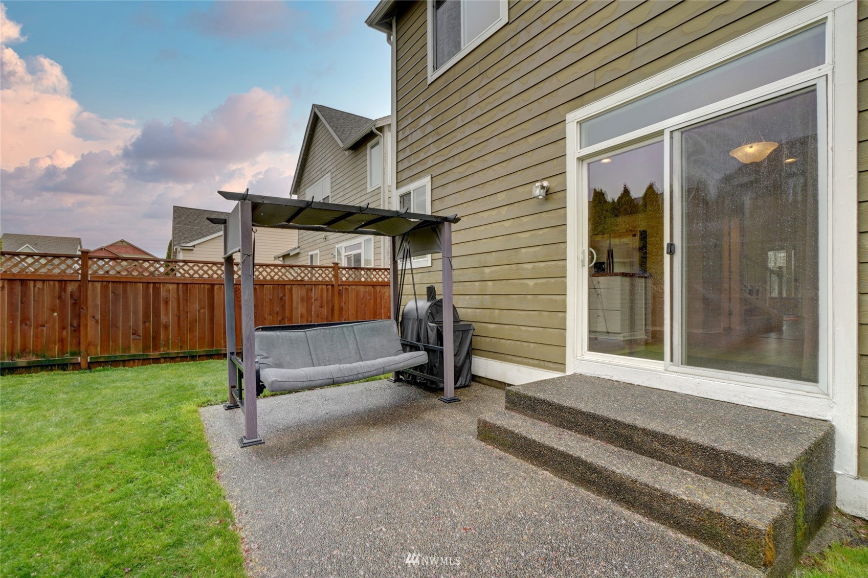 7053 Radius Loop Southeast Lacey, WA 98513 - Photo 17 of 34 a view of backyard with cabin
