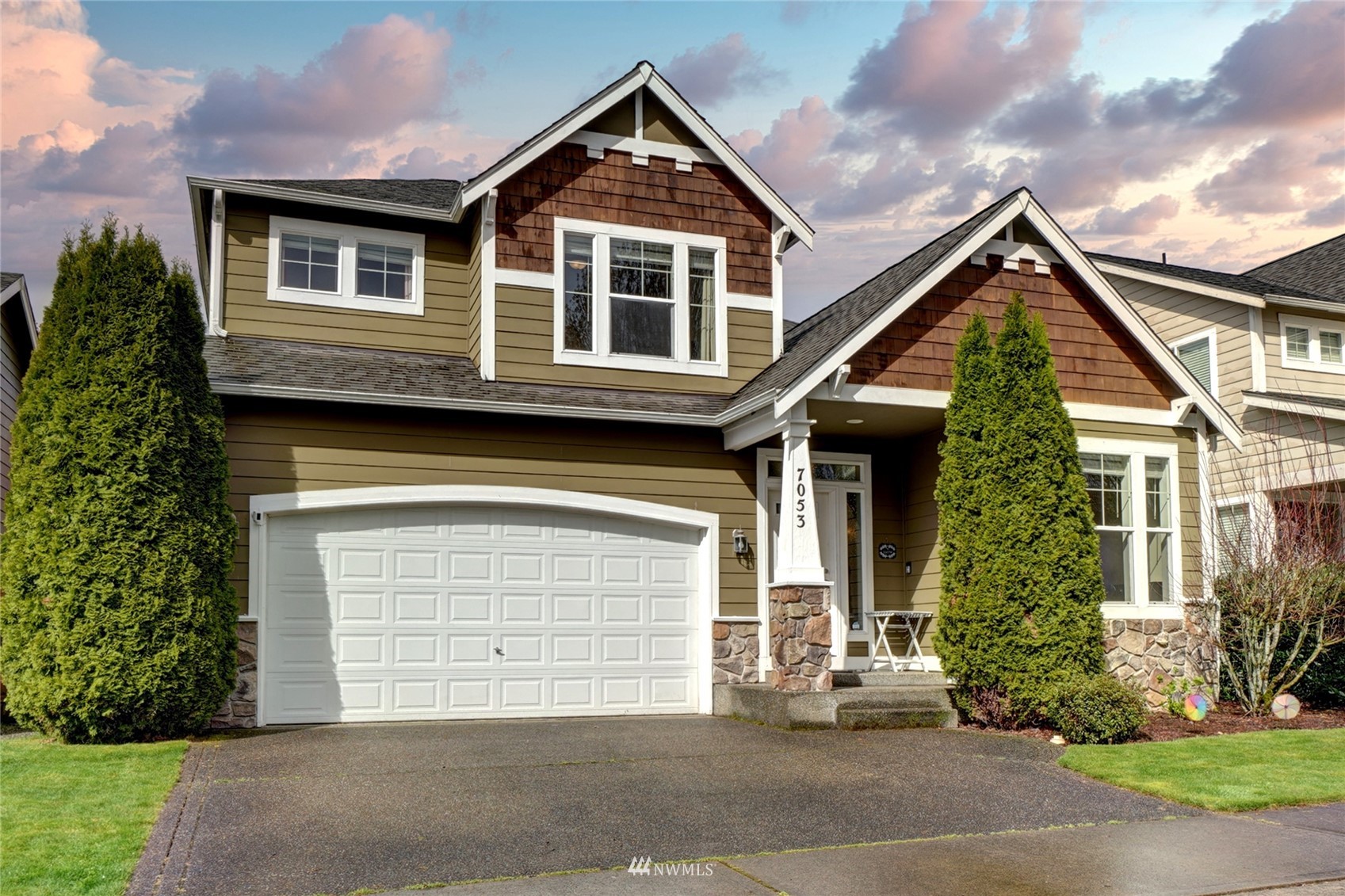7053 Radius Loop Southeast Lacey, WA 98513 - Photo 33 of 34 a front view of a house
