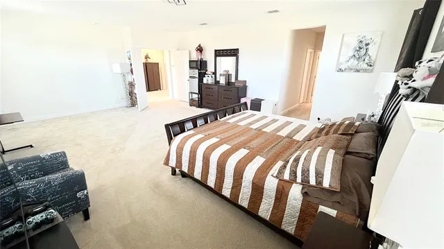 an empty room with window