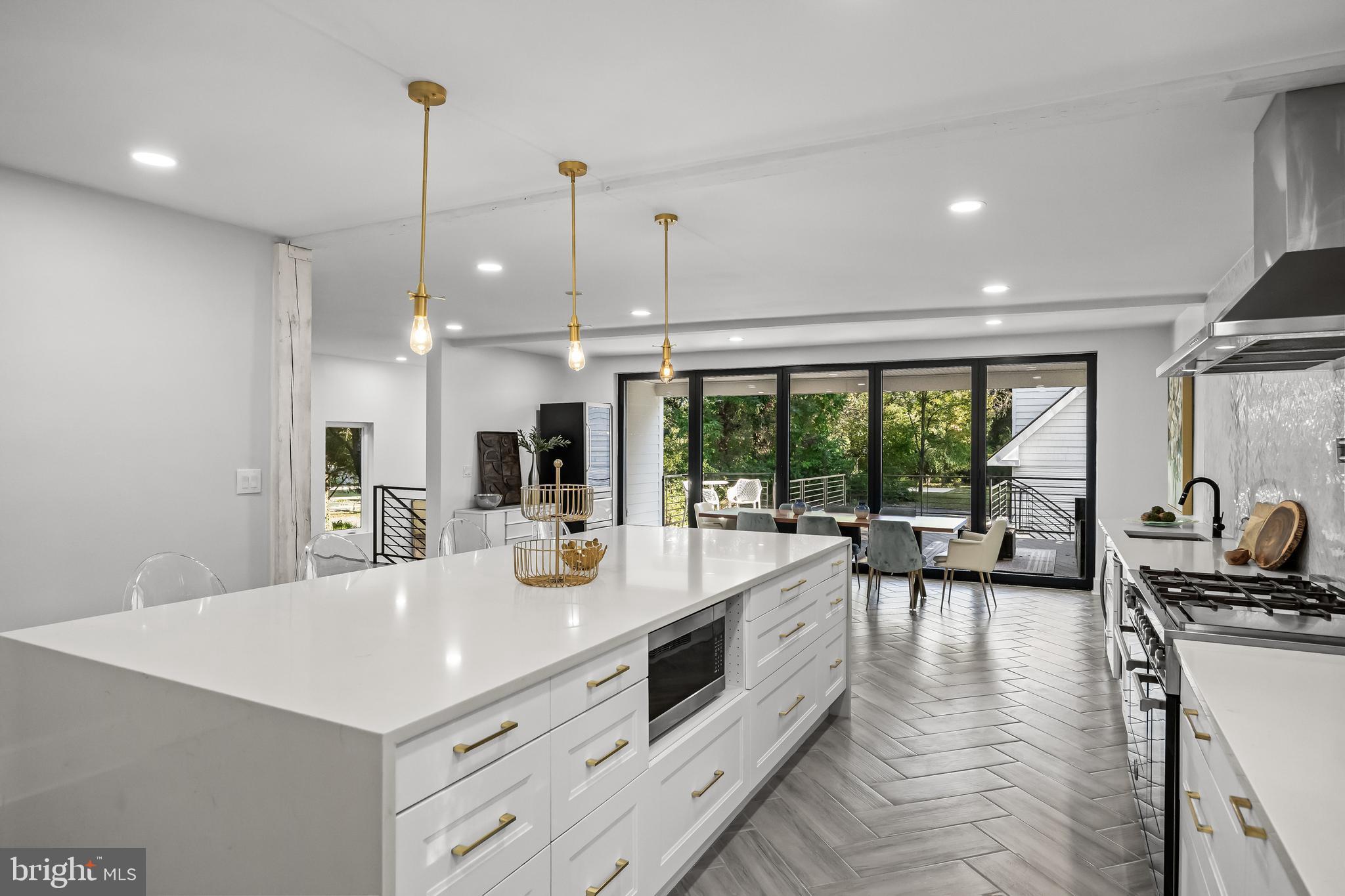 514 East Main Street Moorestown, NJ 08057 - Photo 11 of 60 a large white kitchen with a large window