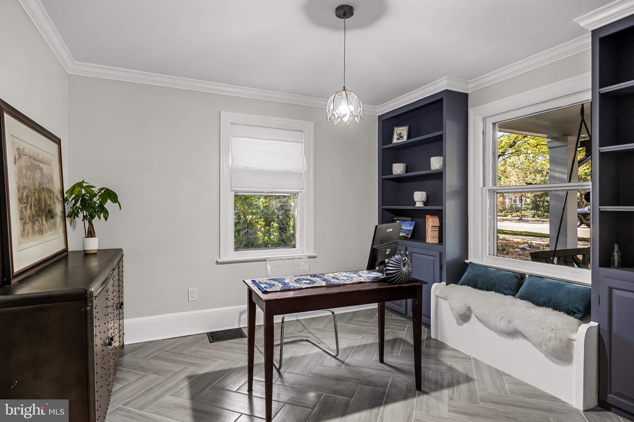 514 East Main Street Moorestown, NJ 08057 - Photo 18 of 60 a living room with furniture a window and a flat screen tv