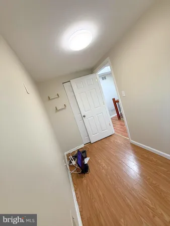 a view of livingroom with furniture and wooden floor
