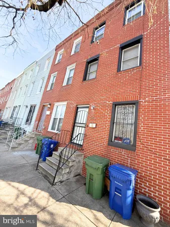 a front view of a building