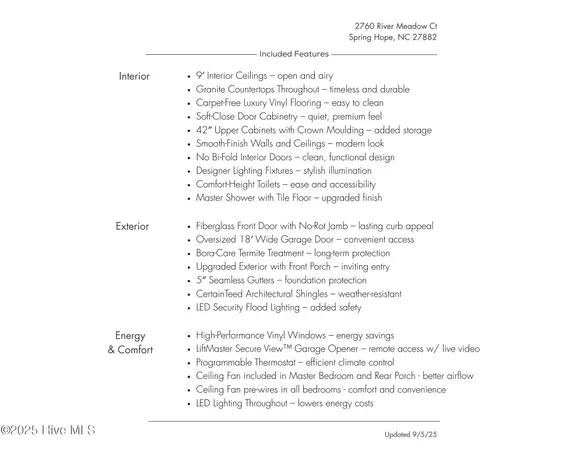 $354,900 | Lot 24 River Meadow, Spring Hope, NC 27882