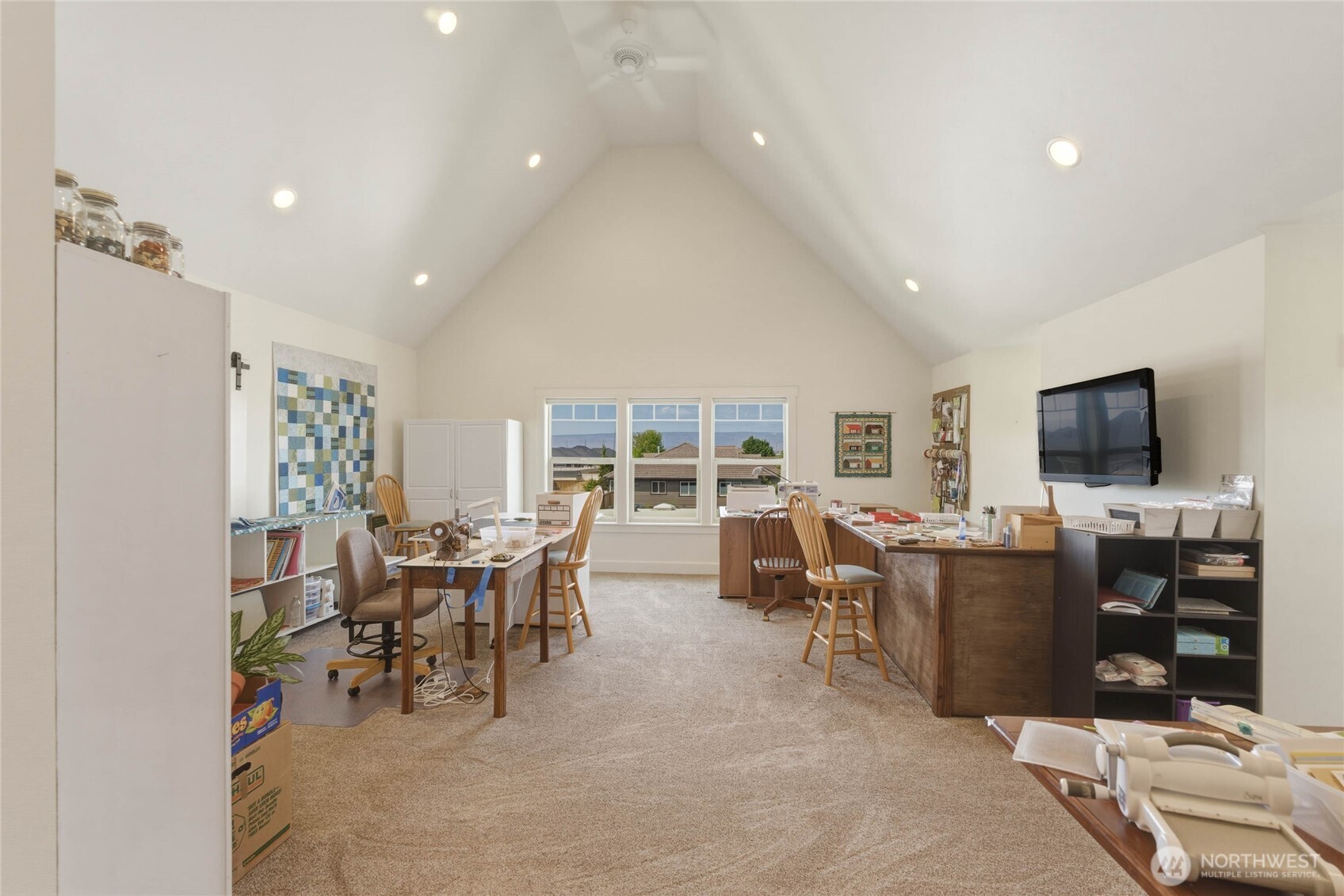 726 L Street Southwest Quincy, WA 98848 - Photo 33 of 40 a view of a livingroom with furniture window and outside view