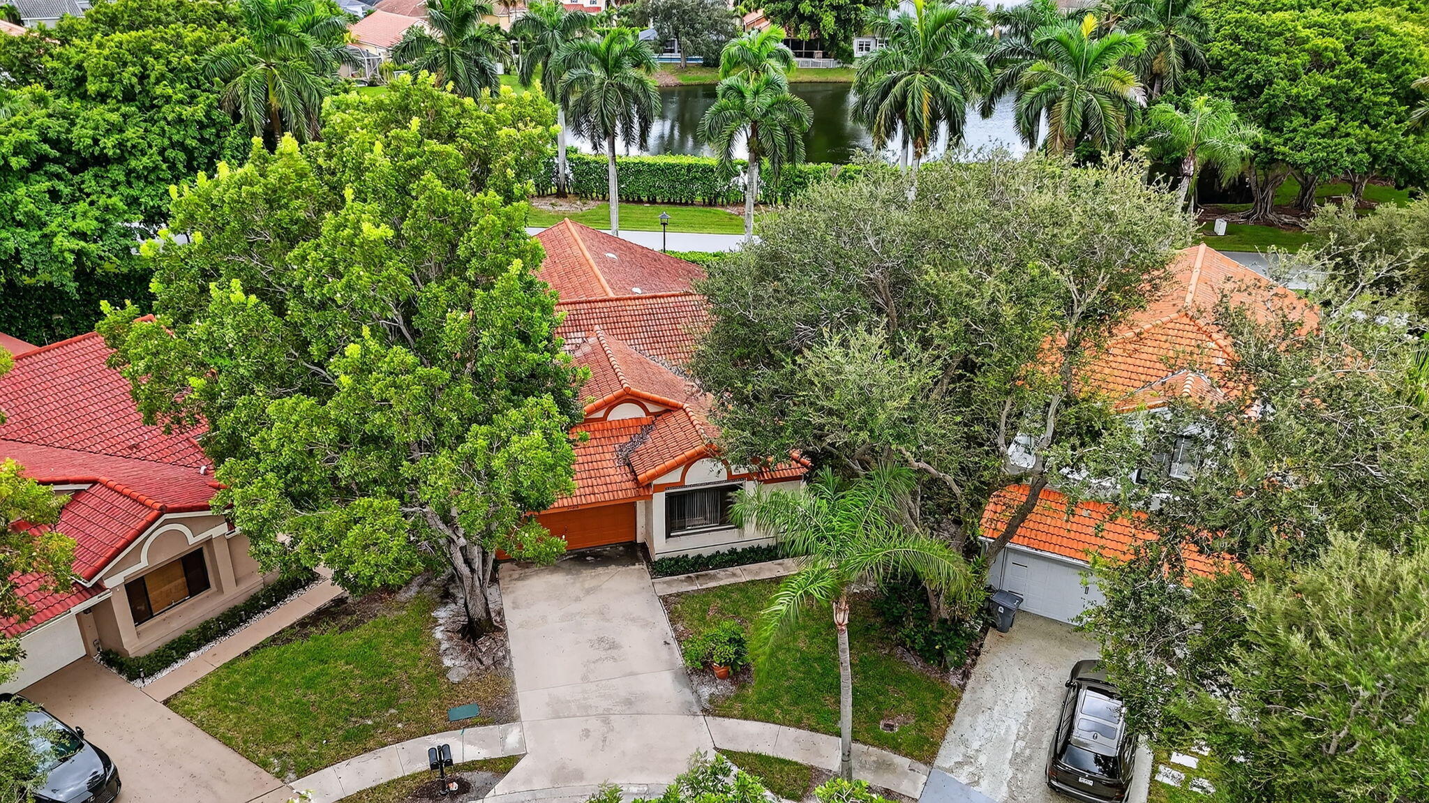 20803 Cabrillo Way Boca Raton, FL 33428 - Photo 88 of 89 an aerial view of a house with a yard basket ball court and outdoor seating