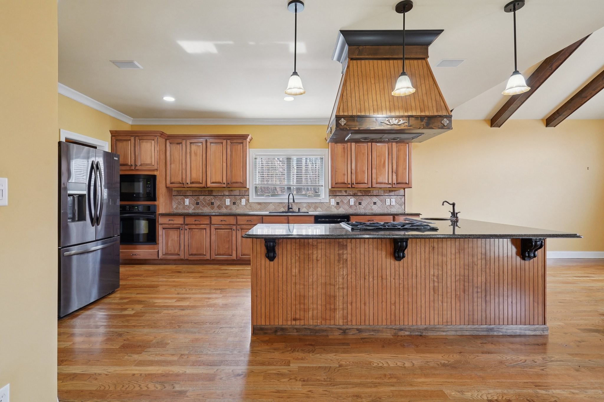 113 Timber Ridge Court Alvaton, KY 42122 - Photo 21 of 81 a kitchen with stainless steel appliances granite countertop a refrigerator a sink dishwasher a stove and a microwave oven on granite countertops