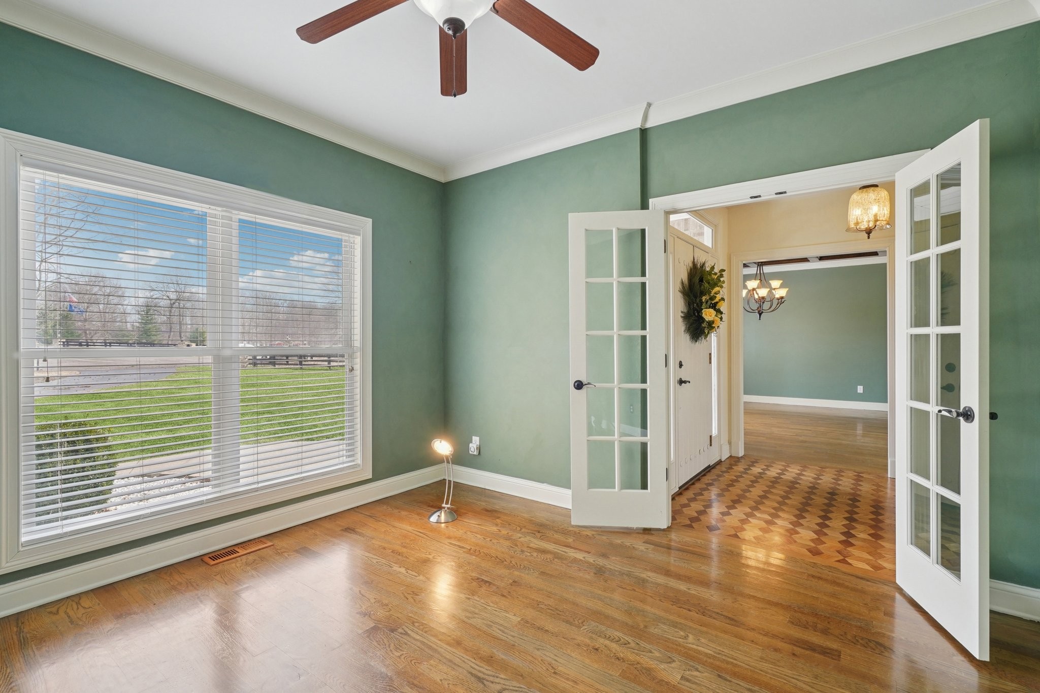 113 Timber Ridge Court Alvaton, KY 42122 - Photo 25 of 81 a view of empty room with wooden floor and fan