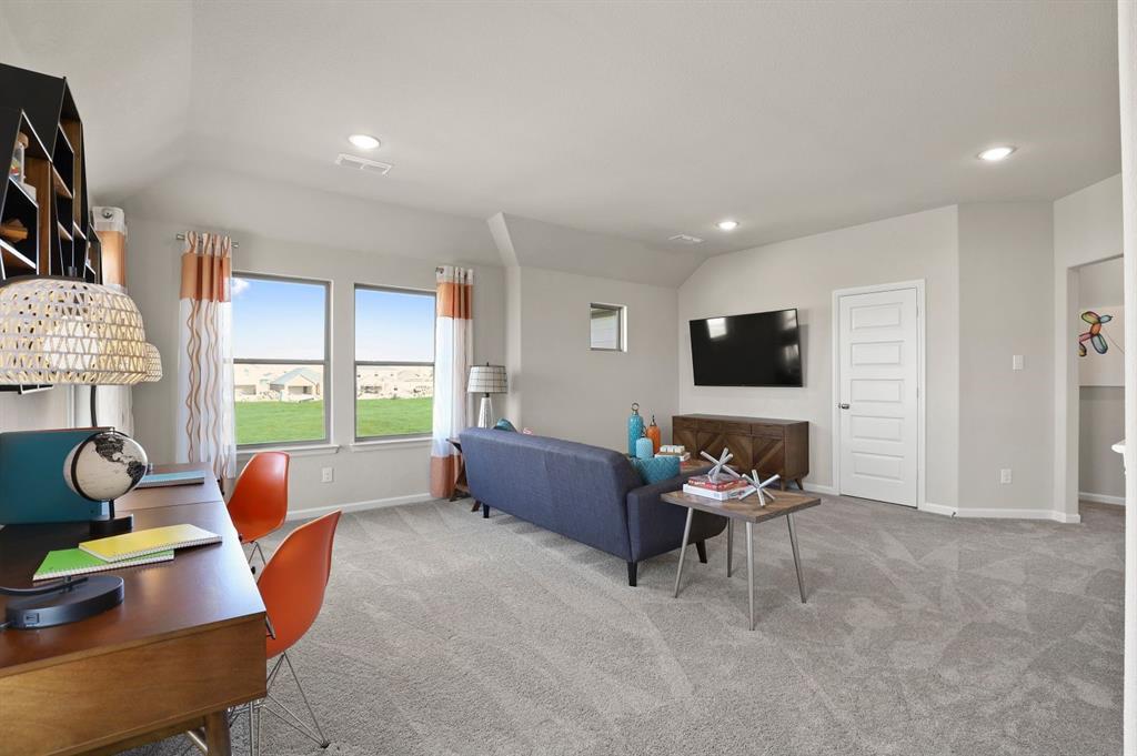 676 Poppy Lane Lavon, TX 75166 - Photo 26 of 35 Game room in the Masters home plan by Trophy Signature Homes – REPRESENTATIVE PHOTO