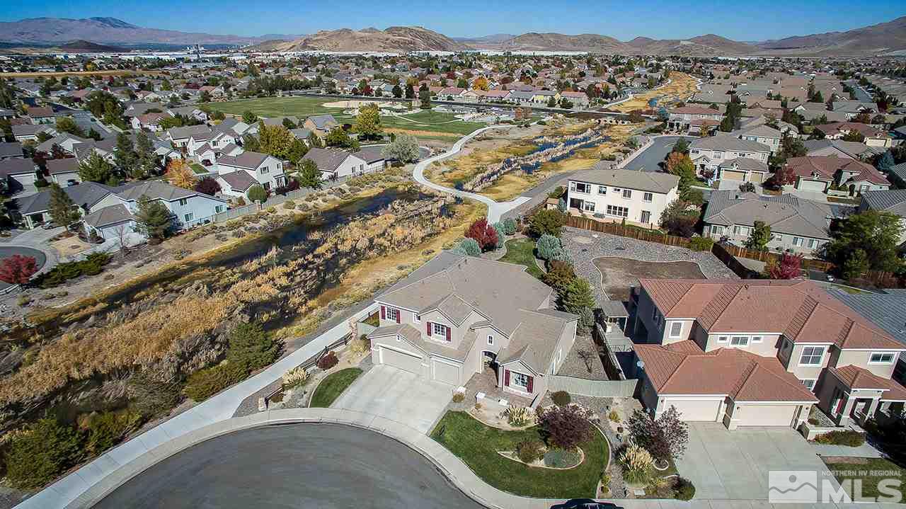 1635 Crater Court Reno, NV 89521 - Photo 25 of 25 an aerial view of a city with lots of residential buildings