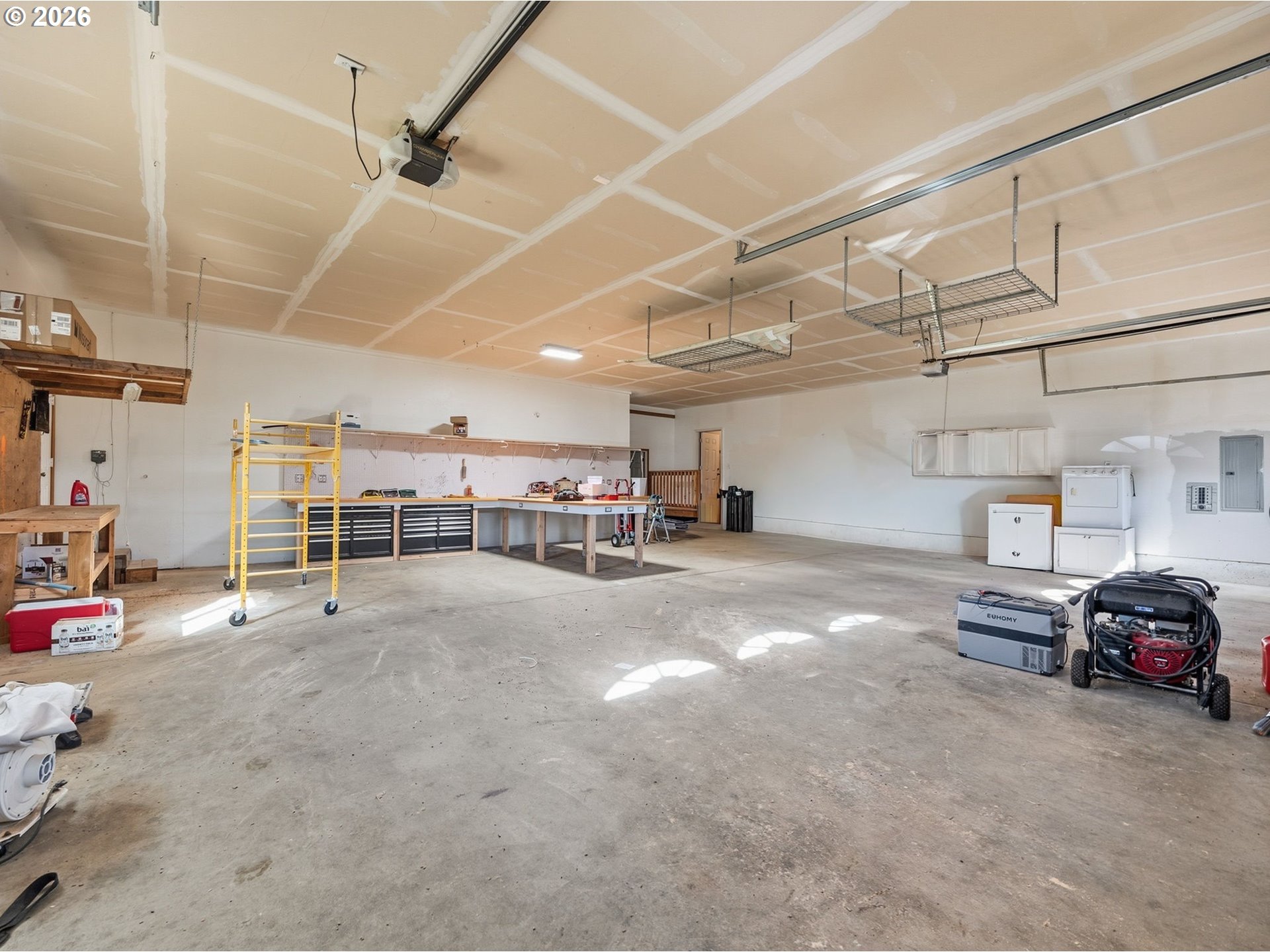 92938 Amie Loop Astoria, OR 97103 - Photo 35 of 42 a view of a garage with storage