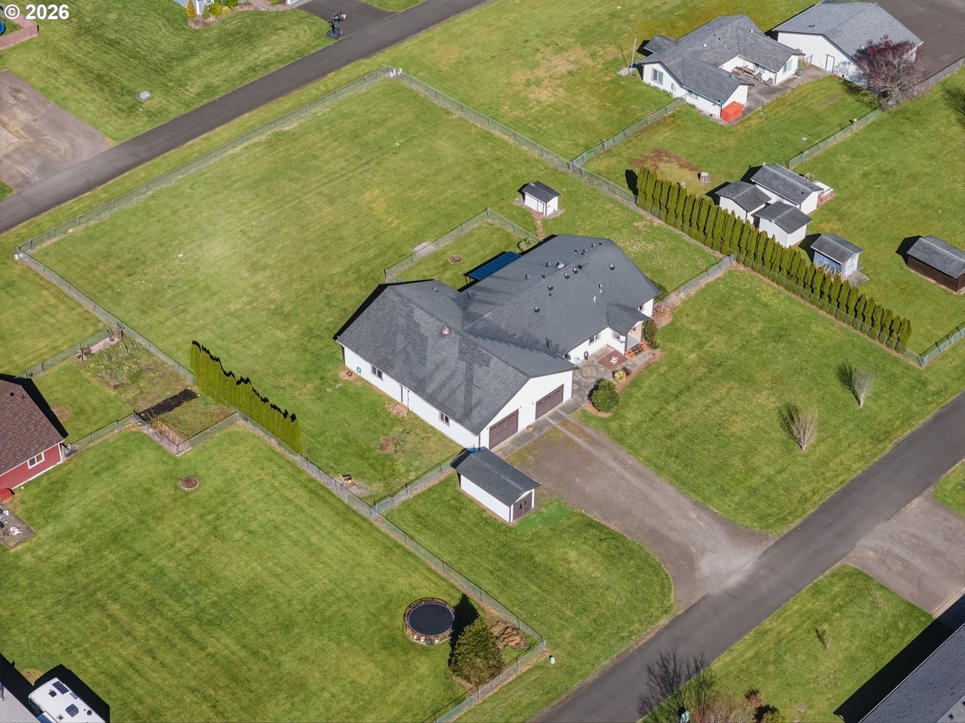 92938 Amie Loop Astoria, OR 97103 - Photo 40 of 42 an aerial view of a residential houses with outdoor space