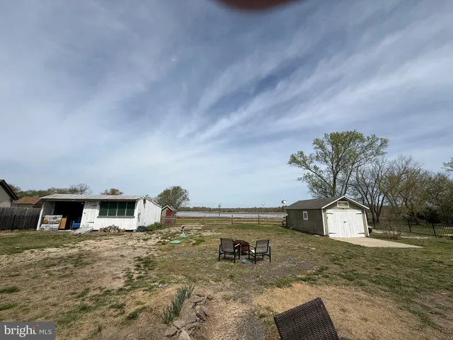 a house view with a ocean view