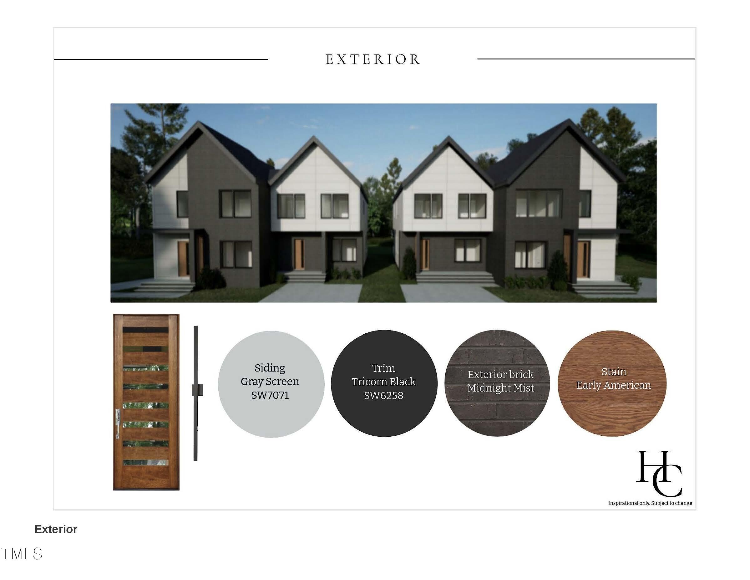 1802 Pershing Road Raleigh, NC 27608 - Photo 29 of 39 1802 Pershing Unit B2 Design Board 5.12.