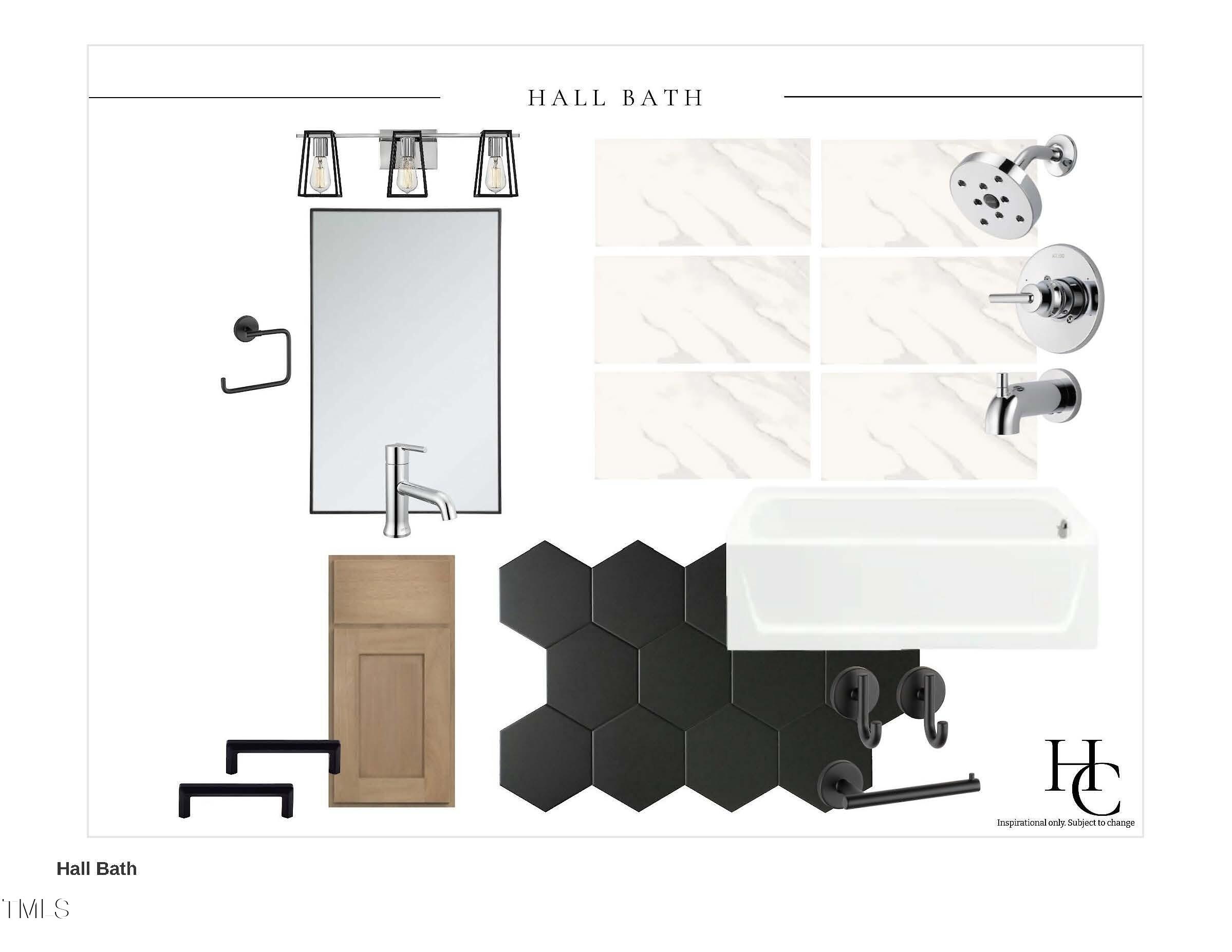 1802 Pershing Road Raleigh, NC 27608 - Photo 39 of 39 1802 Pershing Unit B2 Design Board 5.12.